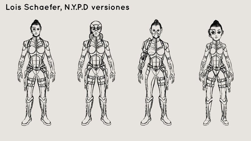 Lois Policía de N.Y, Mi Proyecto del curso: Metodología y conceptualización para el diseño de personajes 2