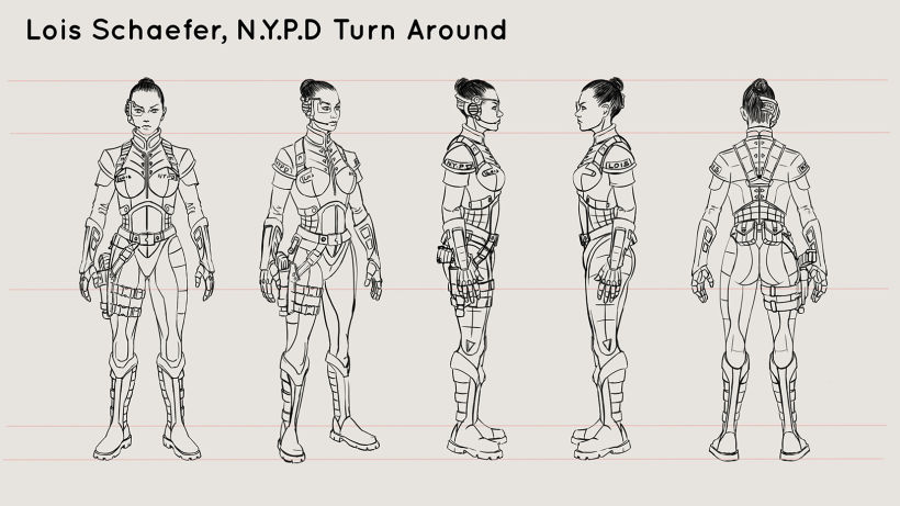 Lois Policía de N.Y, Mi Proyecto del curso: Metodología y conceptualización para el diseño de personajes 3