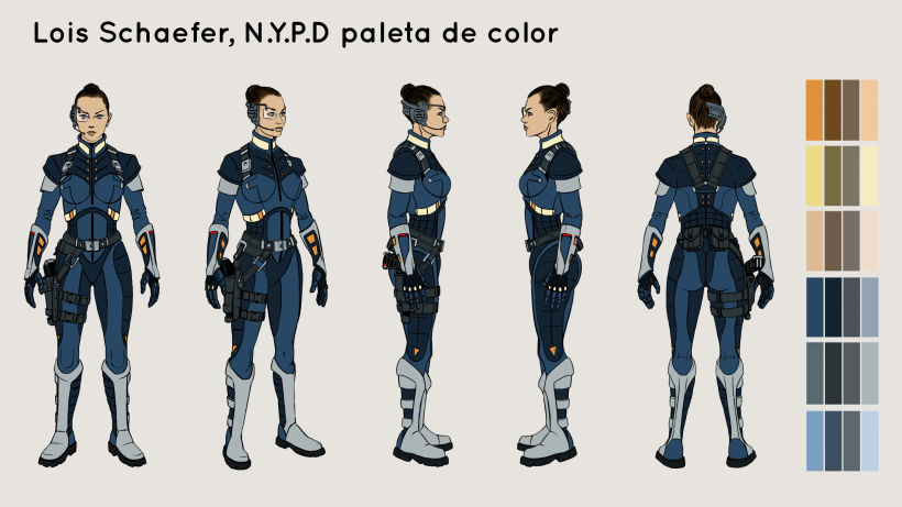 Lois Policía de N.Y, Mi Proyecto del curso: Metodología y conceptualización para el diseño de personajes 5