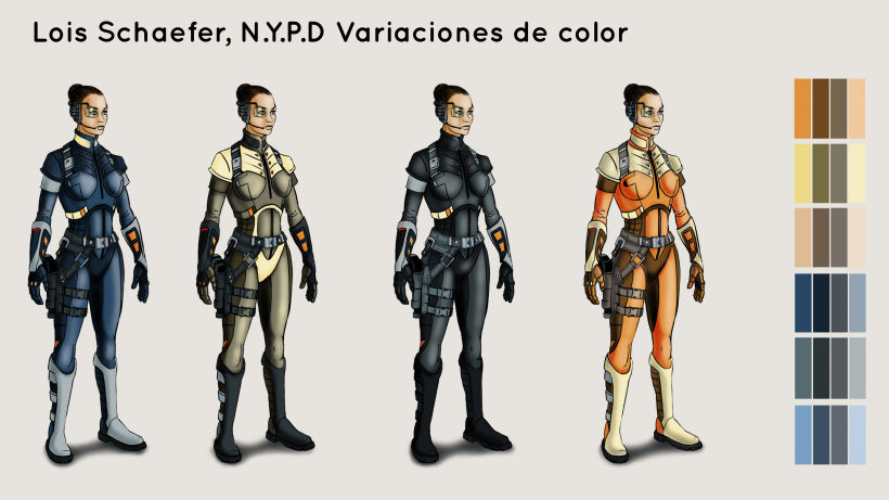 Lois Policía de N.Y, Mi Proyecto del curso: Metodología y conceptualización para el diseño de personajes 6