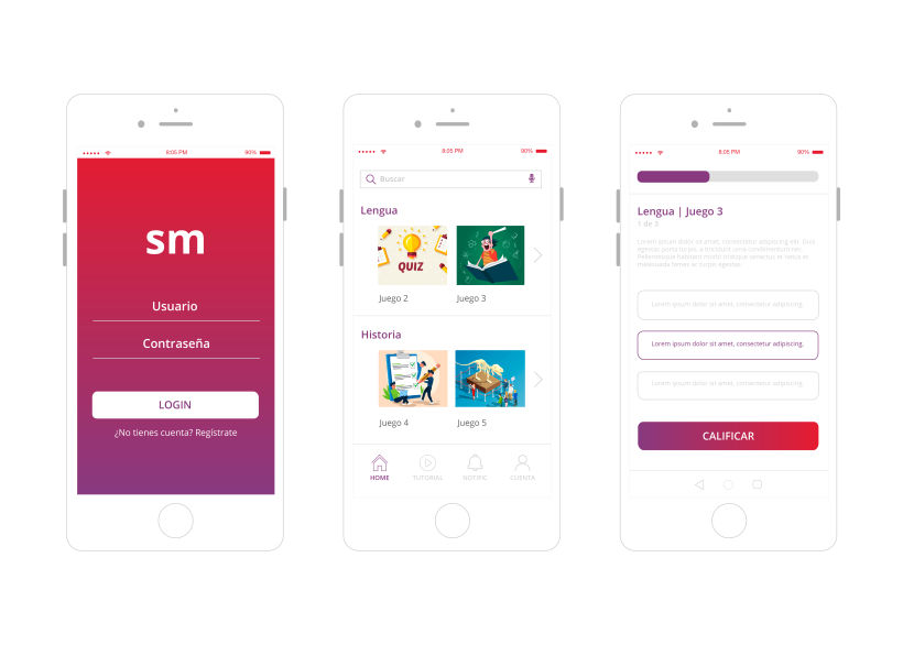 UX Concept learning APP 5