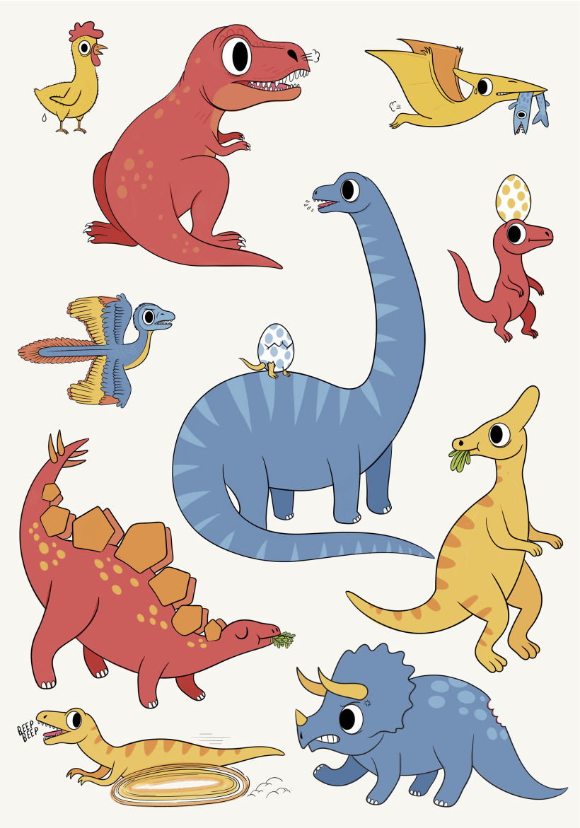 Dinosaurios I -1