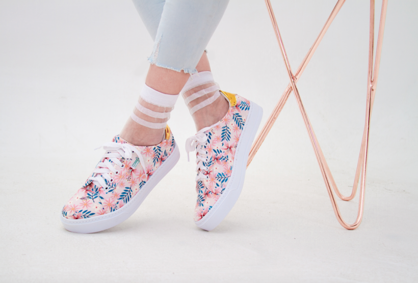 Sneakers florales 5