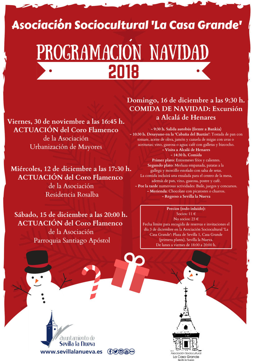 Programación Navidad para personas mayores - Sevilla la Nueva 0