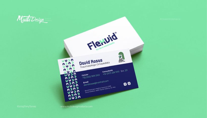 Tarjetas de Presentación de Flexvid