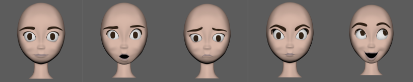 DAISY _ my project in Rigging: articulación facial de un personaje 3D course 0