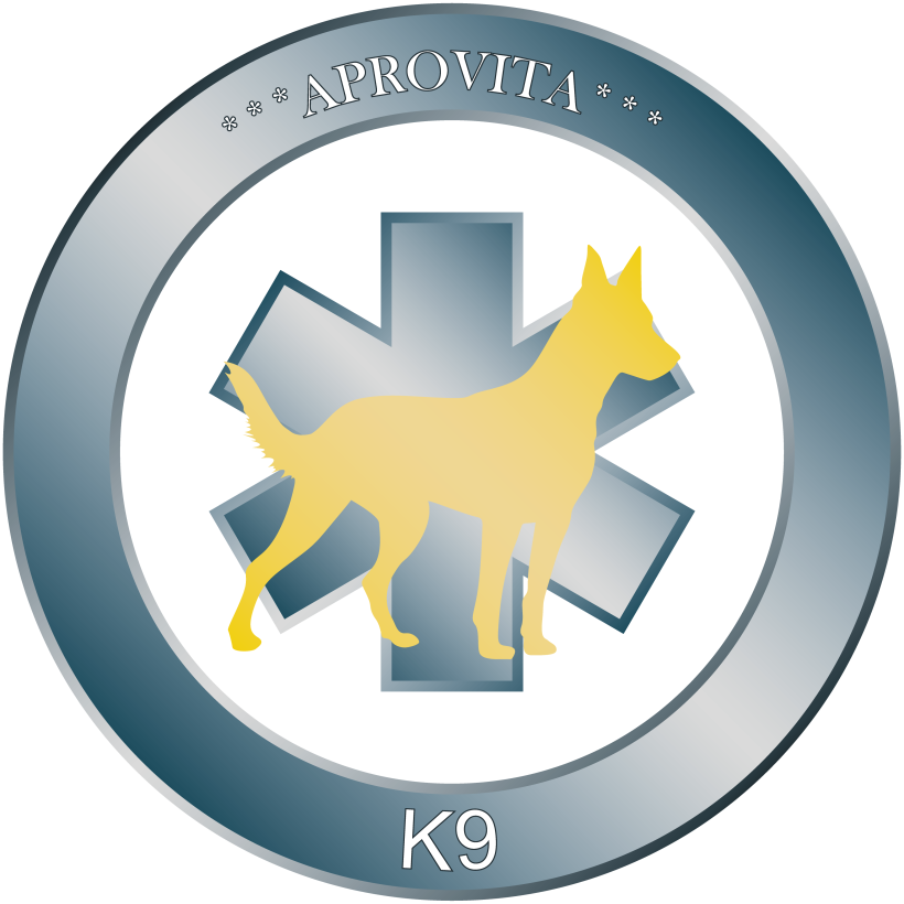 APROVITA K9. Adaptación del logotipo para la unión de la unidad canina en APROVITA