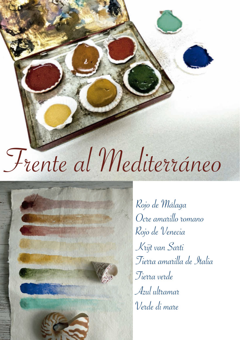 Frente al Mediterráneo: elaboración de acuarelas artesanales 1