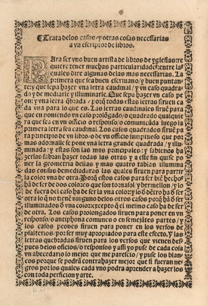 Recopilación subtilissima intitulada Orthographia practica, Juan de Ycíar, 1548. Houghton Library, Harvard University