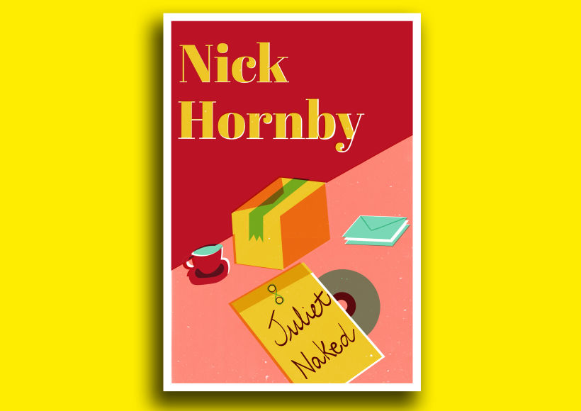 Proyecto personal de diseño de una portada para el libro "Juliet, Naked" de Nick Hornby