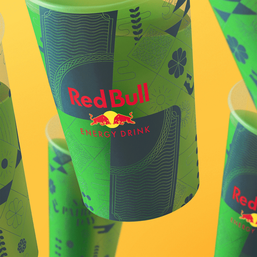 Red Bull Cups — Illustration 4