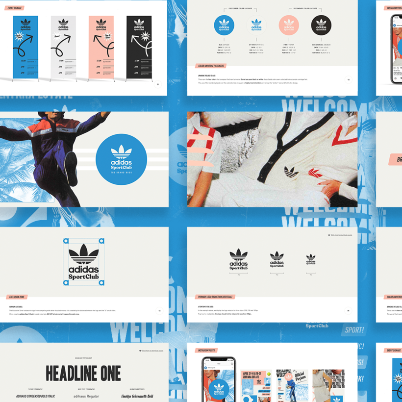 Adidas Sport Club — Branding + Application [Creative Direction] 4