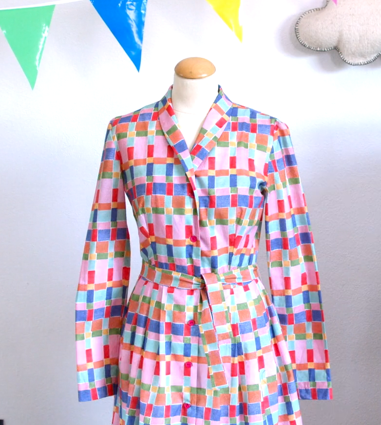 Diseño de pattern textil de La casita de Wendy