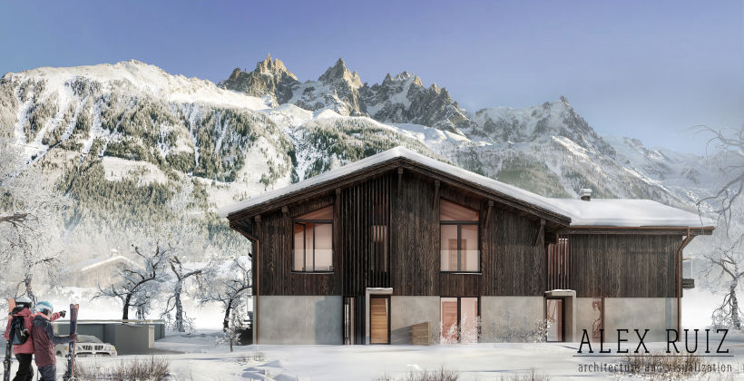 Vivienda privada en Chamonix (Alpes franceses) para Haag&Baquet architectes 1