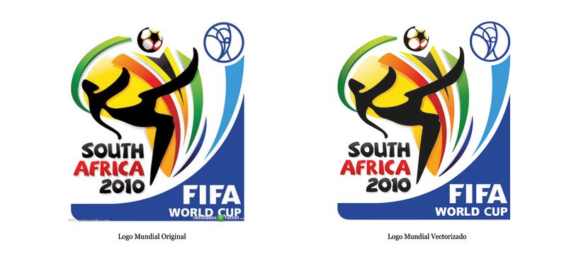 Vectorización Logos Mundial 2010 -1