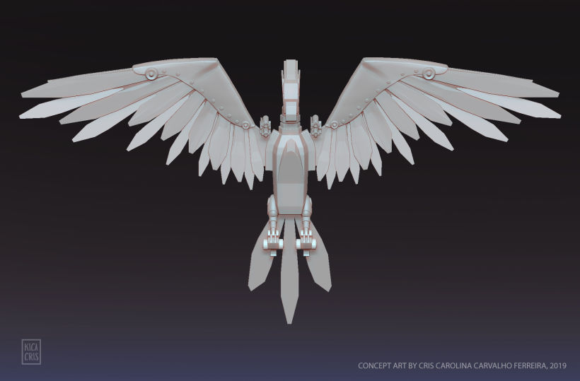 Falcon Mecha - Concept Art  2