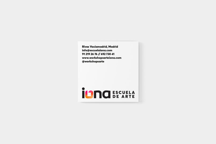 iONA Escuela de Arte // Branding 5