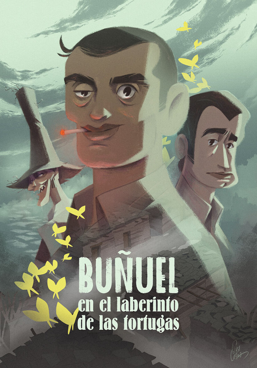 Poster alternativo de la película "Buñuel en el Laberinto de las Tortugas"  0