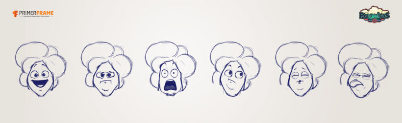 Algunos ejemplos de expresiones faciales
