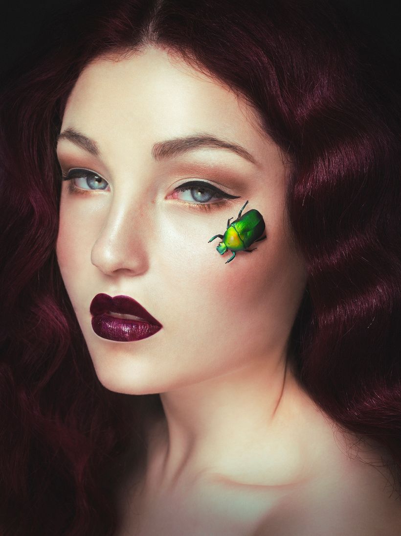 Modelo: Elsa Illari // Maquillaje: Victoria Stansfield 