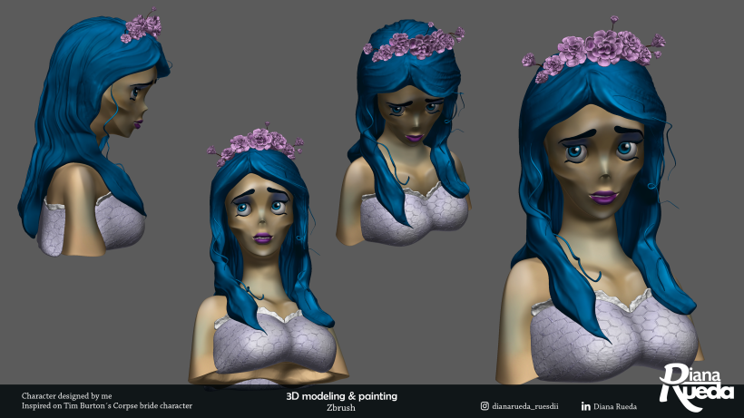 Emily y Luce - Mi Proyecto del curso: Modelado de personajes en 3D 2