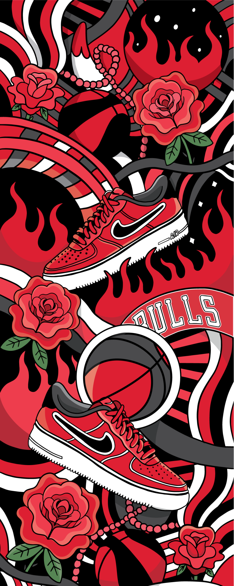 Ilustraciones para Nike #AFI NBA 0