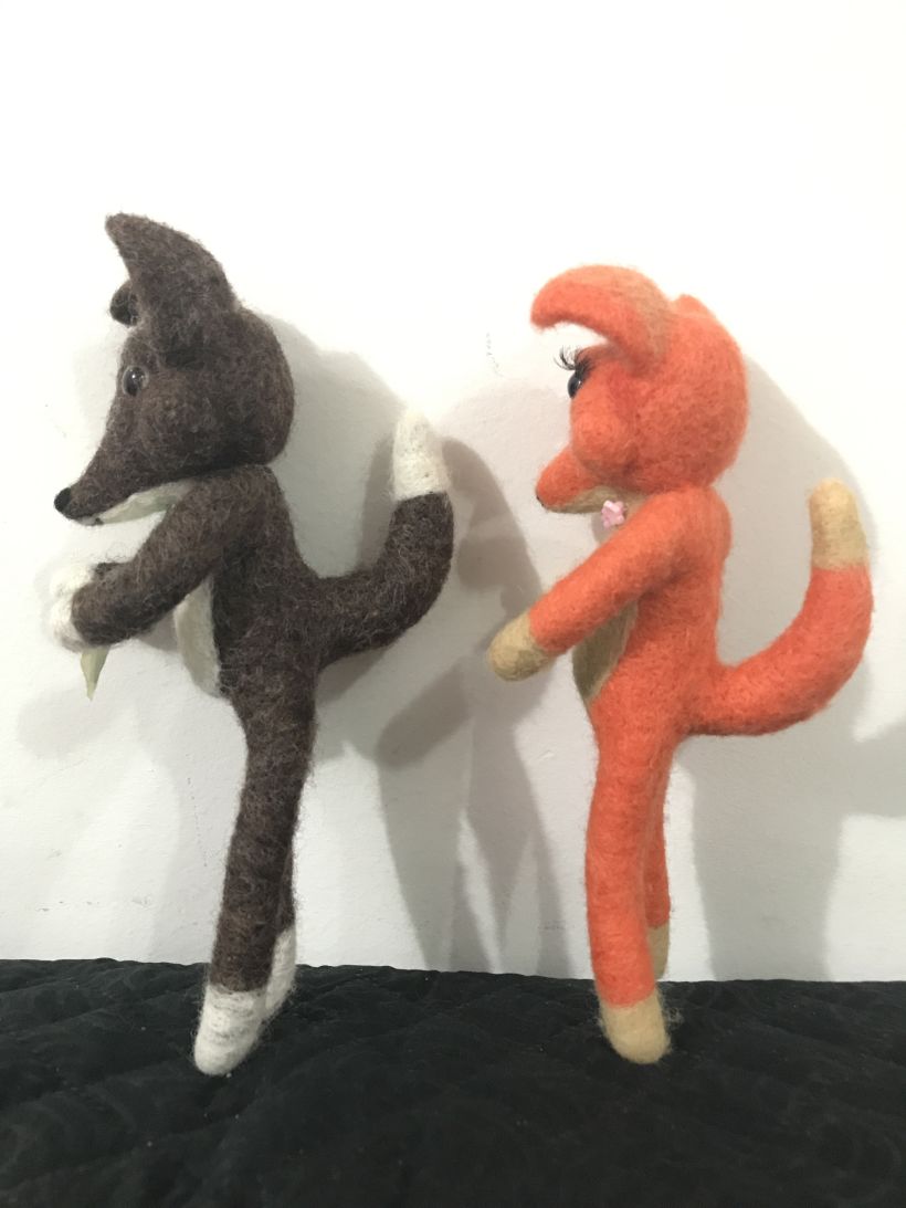 Mi Proyecto del curso: Needle felting: creación de personajes con lana y aguja 7