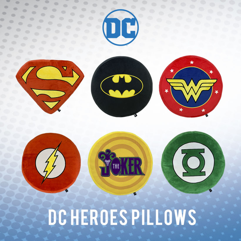 DC Comics characters pillows 1