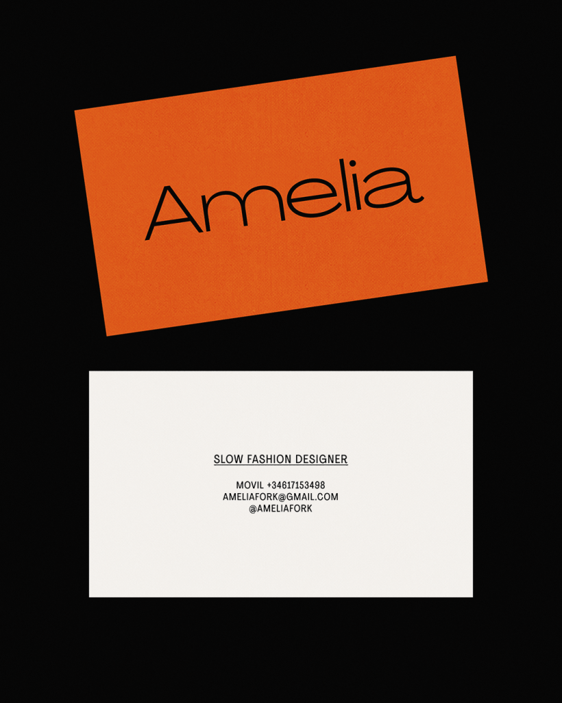 Amelia - Slow fashion branding design  2