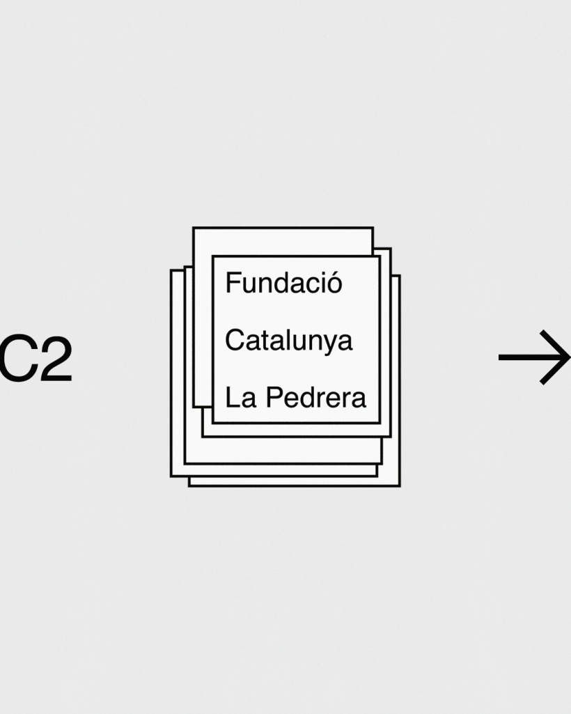 Brand design in progress for "Fundació Catalunya La Pedrera" 6
