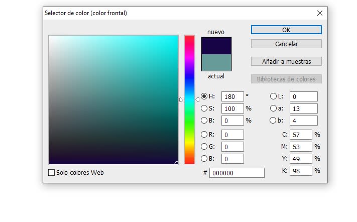 Photoshop: el selector de color se me ha cambiado 1
