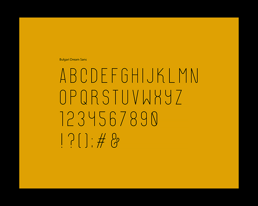 Dado que la tipografía iba a ser una parte fundamental de las composiciones decidimos crear Bulgari Dream Sans