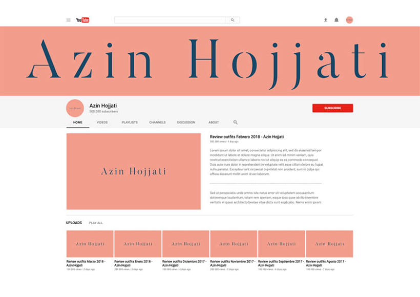 Propuestas de logotipo - Azin Hojjati 6