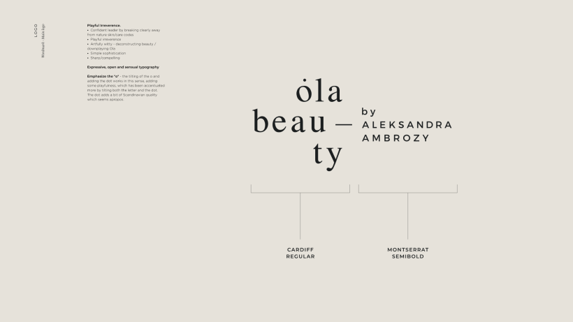 OLA Beauty |  Branding & Web Design 2