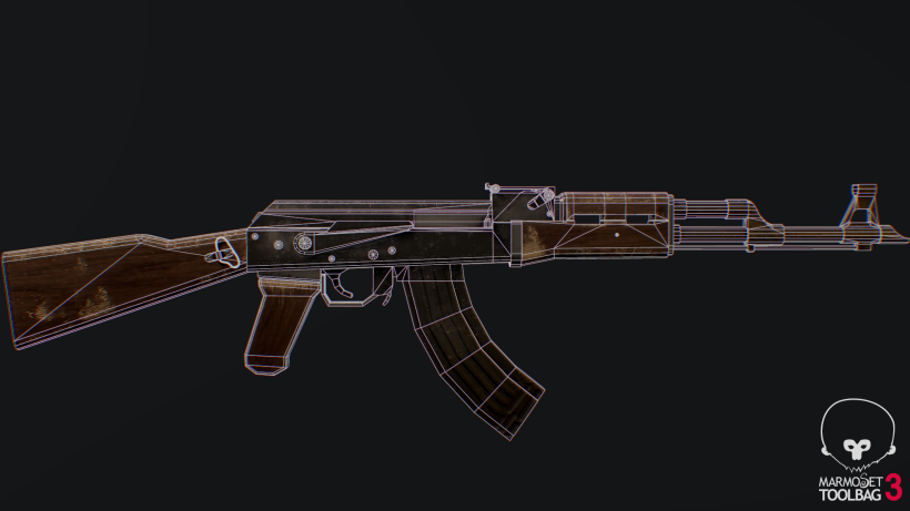 Weapon AK47 / Hardsurface 3