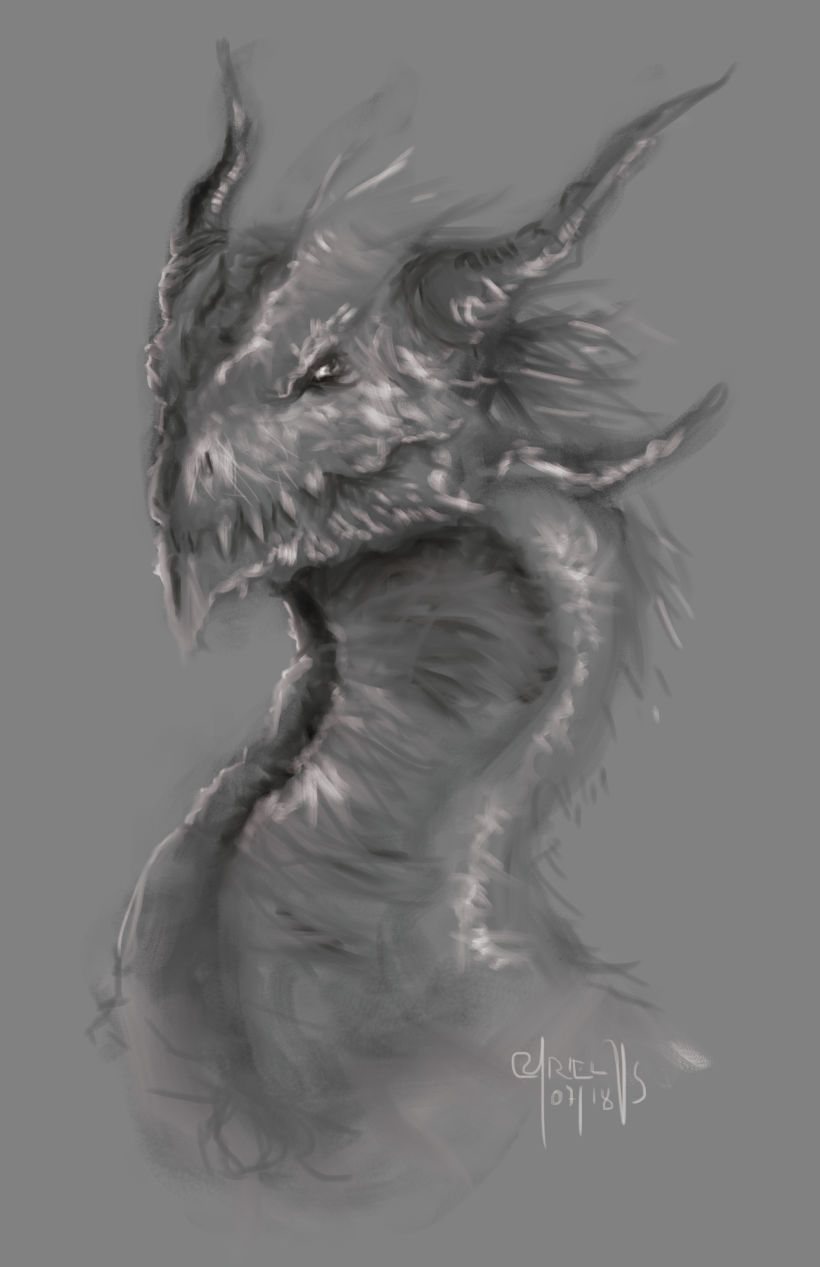 Dragon Sketch - Drawing Skill