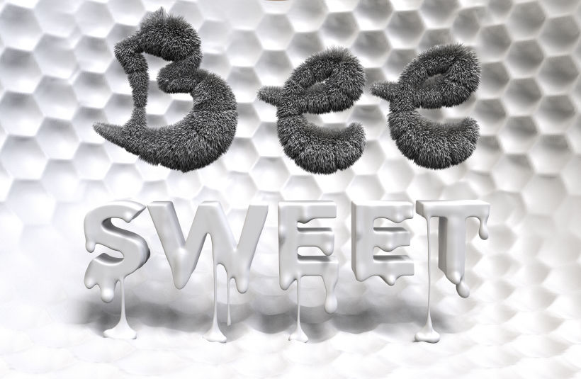 Bee Sweet ( Lettering 3D) 2