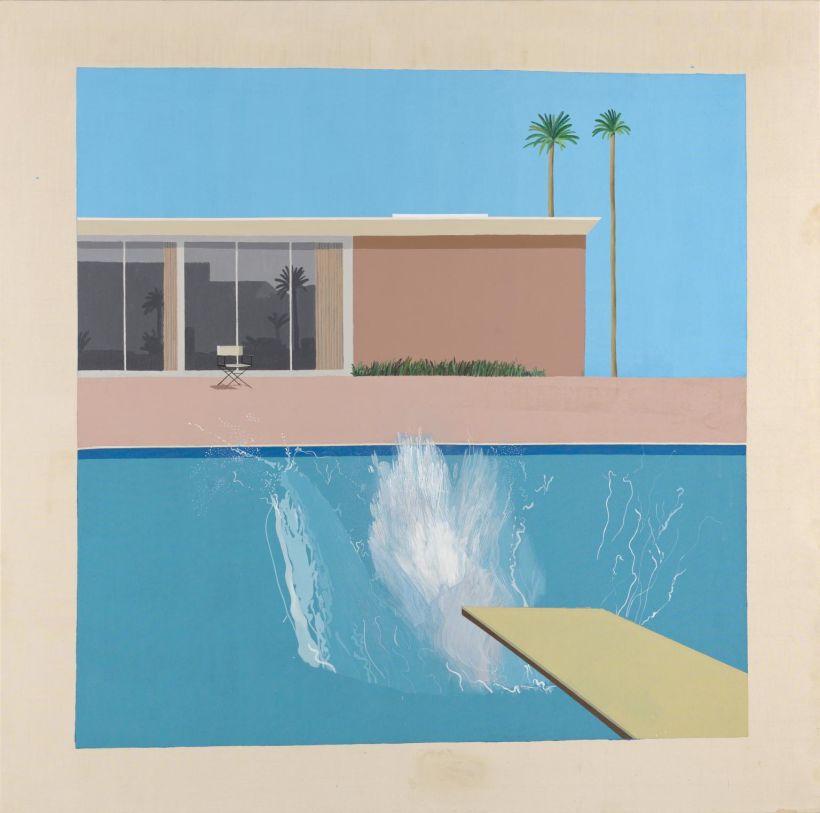 Inspiración "A Bigger Splash" David Hockney