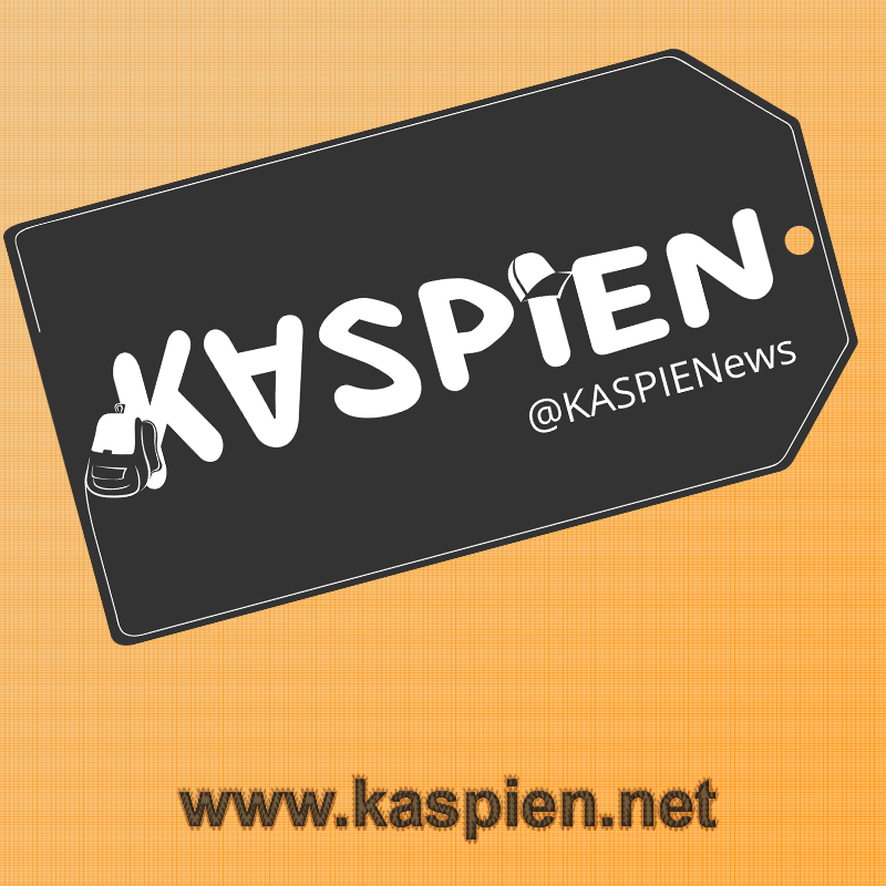 Antiguo cartel promocional de la web de @KASPIENews, diseño personal.