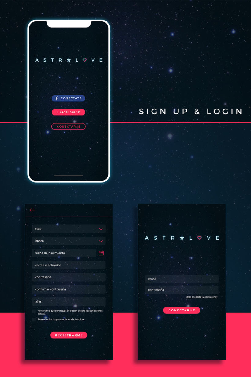 Astrolove // Branding y diseño de app 3