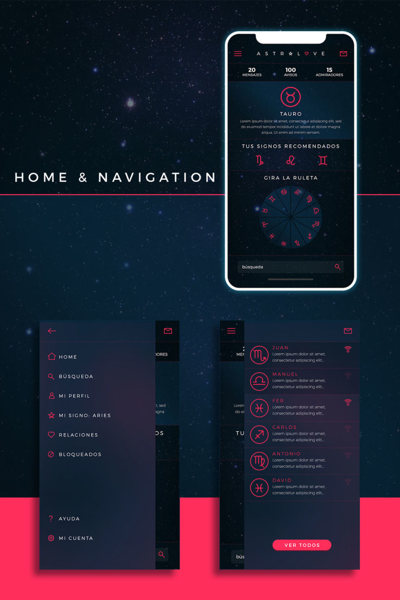Astrolove // Branding y diseño de app 4