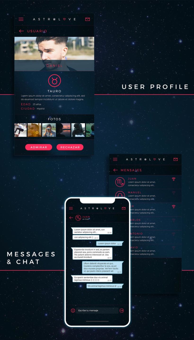 Astrolove // Branding y diseño de app 5