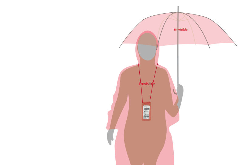 Umbrella, rain poncho, waterproof phonecase / Paraguas, chubasquero, funda impermeable para el móvil
