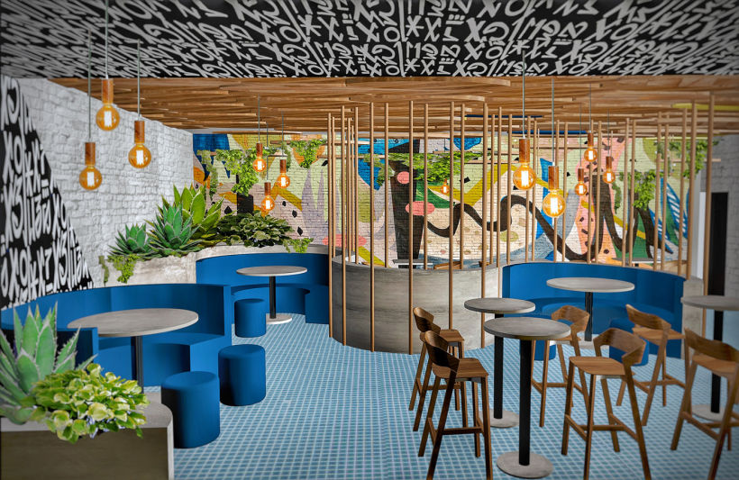 Mi Proyecto del curso: Diseño de interiores para restaurantes 1
