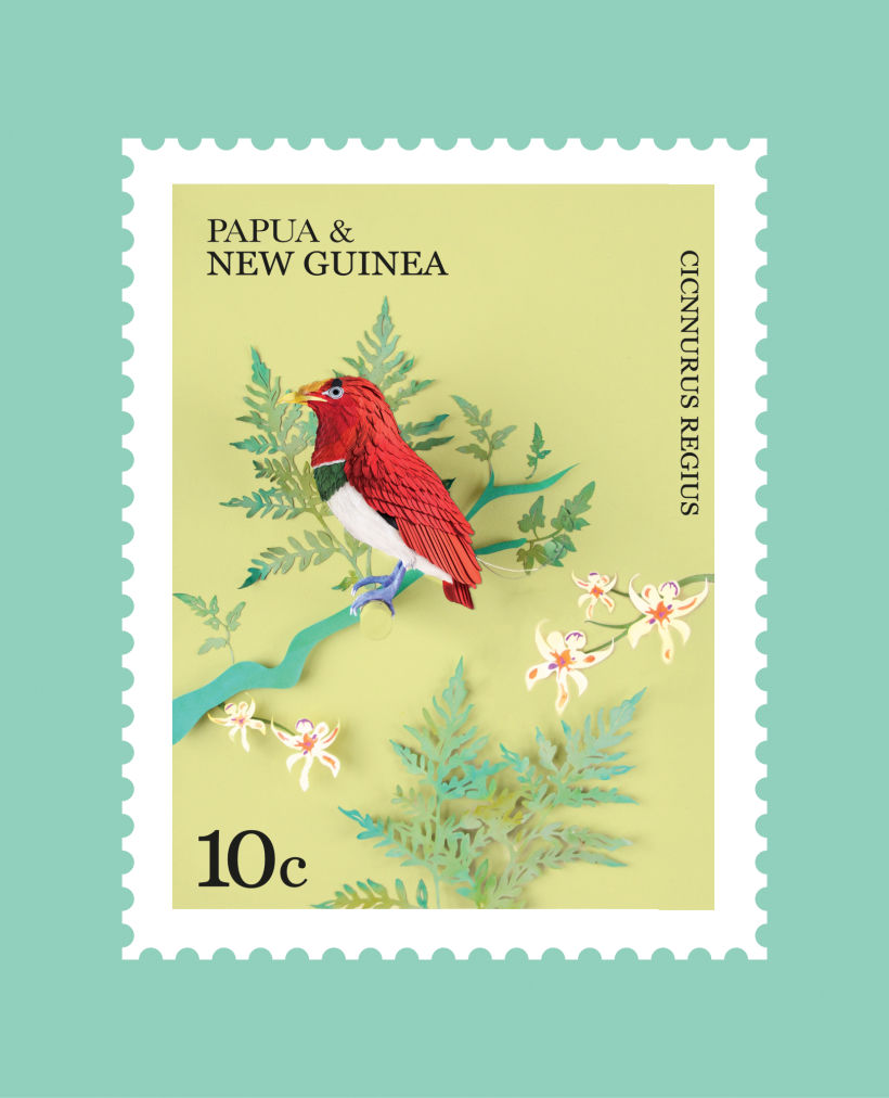 Papua new guinea stamp  0