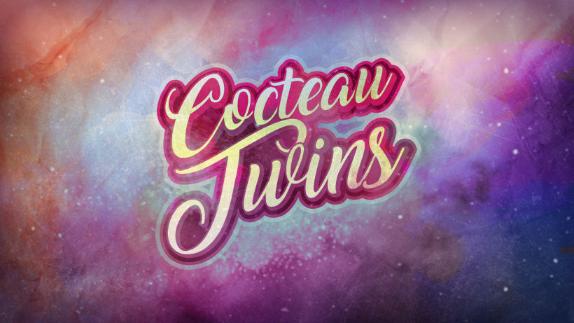 Prática de lettering inspirada por el grupo musical Cocteau Twins.