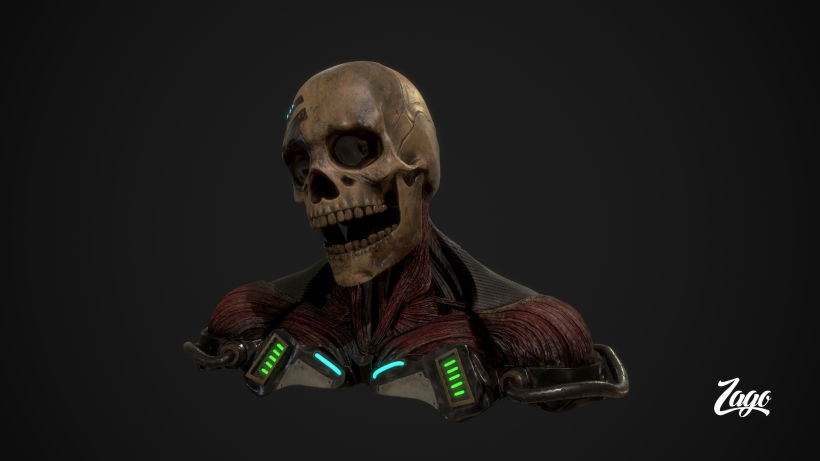 sci-fi skull 1 -1