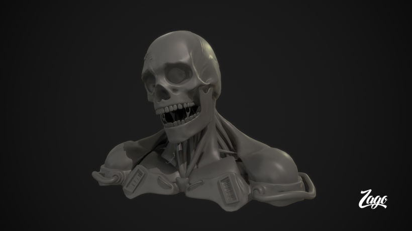 sci-fi skull 1 2