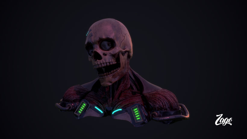 sci-fi skull 2 0