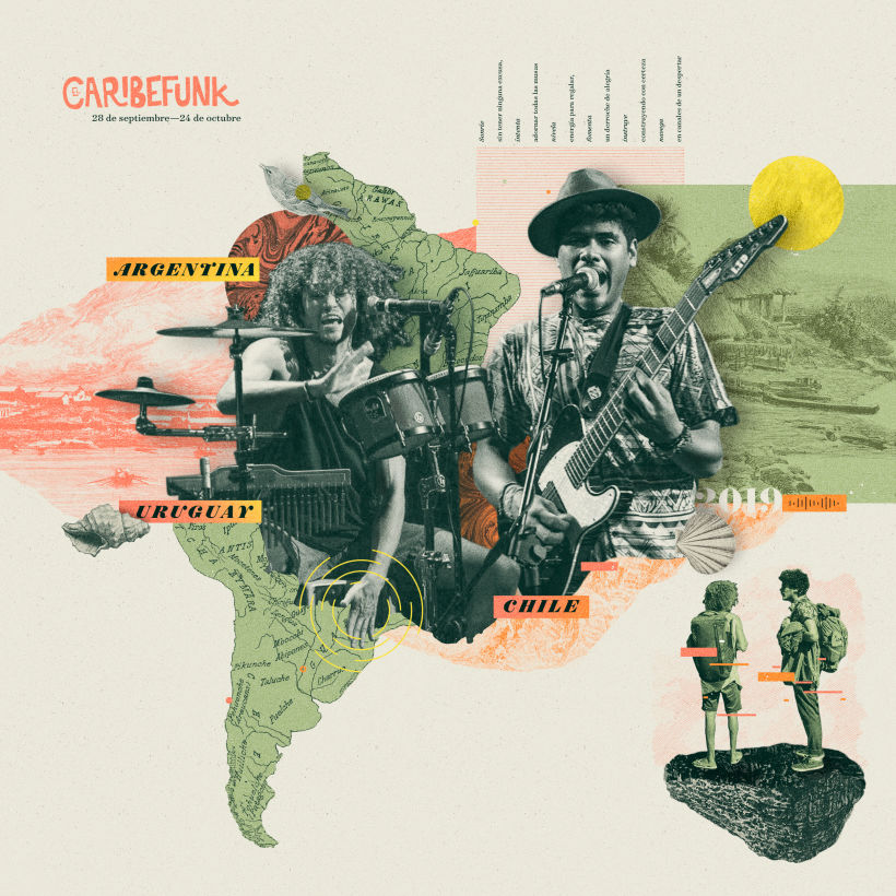 Proyecto: Collage digital Caribefunk 1